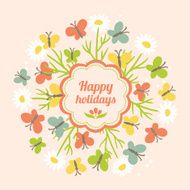 Floral Greeting Card N94