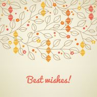 Floral Greeting Card N95