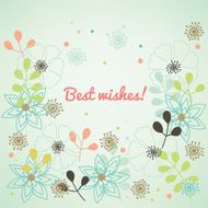 Floral Greeting Card N96