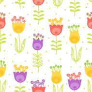 Seamless pattern with flowers N88