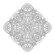 Beautiful Deco Square (Vector) N10