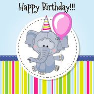 Elephant with balloon N2
