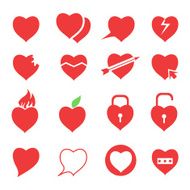 Heart icons collection N2