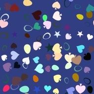 Color merry happily seamless background N3