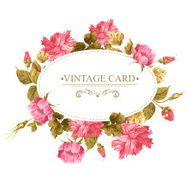 Vintage Greeting Card Watercolor Illustration N6