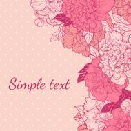 Invitation with peonies N2