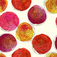 Romantic cute roses pattern