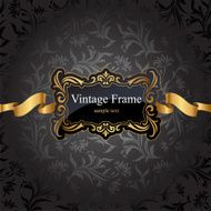 Vintage Gold Frame N9