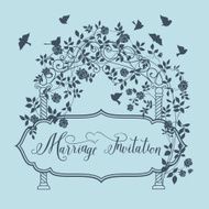 Marriage invitation card N12