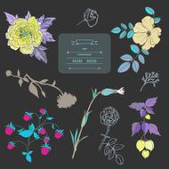 Gentle decor with flowers N4