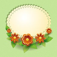 flowers and napkin