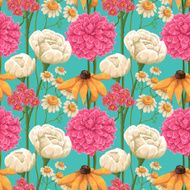floral seamless pattern N648
