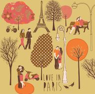 Love in Paris illustration