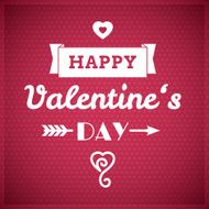 Valentine typographic design N2