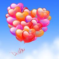 Colorful Heart Shaped Balloons N3