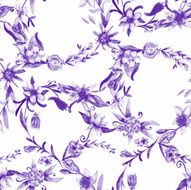 Soft purple ornamental pattern