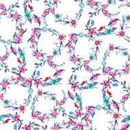 Spring purple pattern