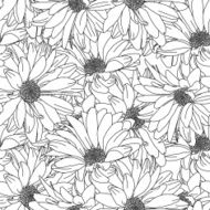 Flower pattern seamless Eps 10 N33