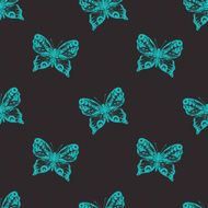 Butterflies Seamless Pattern N18