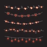 Happy Valentine&#039;s Day Glowing Garland set