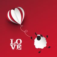 Love concept vector template