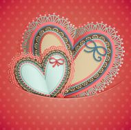 Valentine`s Day vintage card N5