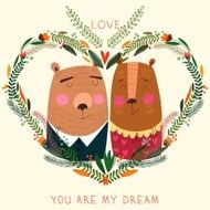 You Are My Dream card in bright colors