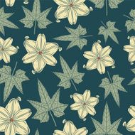 leaves and flowers N3