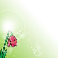 Floral background N945