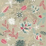 Autumn seamless background N8