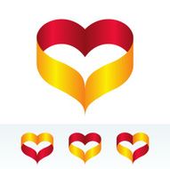 Ribbon Heart Set