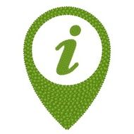 Four Leaf Clover of Infomation Sign in Navication Icon