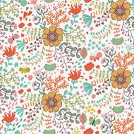Summer floral pattern N12