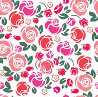 rose seamless pattern N23