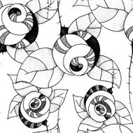 Graphic roses N13