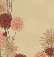 Floral background with place for text N19