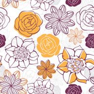 Seamless floral background N318