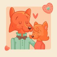 Card for st Valentine's Day