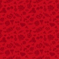 Sweet Red Valentine Pattern