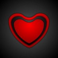 Abstract Valentine background with heart N3