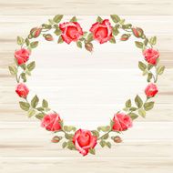 Wreath from rose