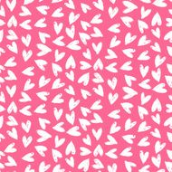 Velentine's day pattern with hand painted hearts N28