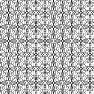 Elegant thin black and white hand-drawn pattern
