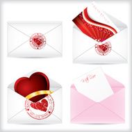 Valentine love letters