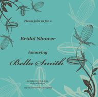 Wedding or invitation card abstract vector flower pattern background N30