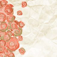 Vintage background with stamp-frame