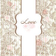 vintage floral background N33