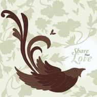 Love Flowers Elegant Card N2