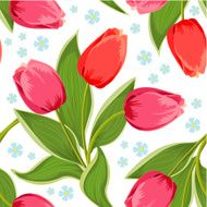 Spring Texture of tulips seamless N3