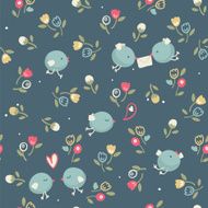 Vintage floral pattern N21